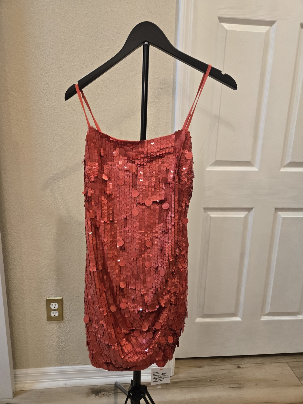 NWT ASOS EDITION Drape Side RED SEQUIN Party COCKTALL Cami US Size 6